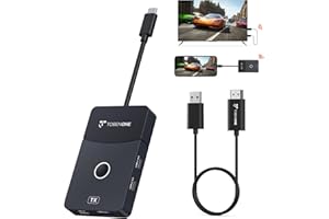 TobenONE USB C Wireless HDMI Transmitter and Receiver, Wireless Display Adapter 3 USB Ports, 4K HDMI, PD 3.0, Type C Hub 100Ft/30m, 2.4G/5G Dual-Band Video Streaming Kit for Laptop, Phone, TV, Monitor