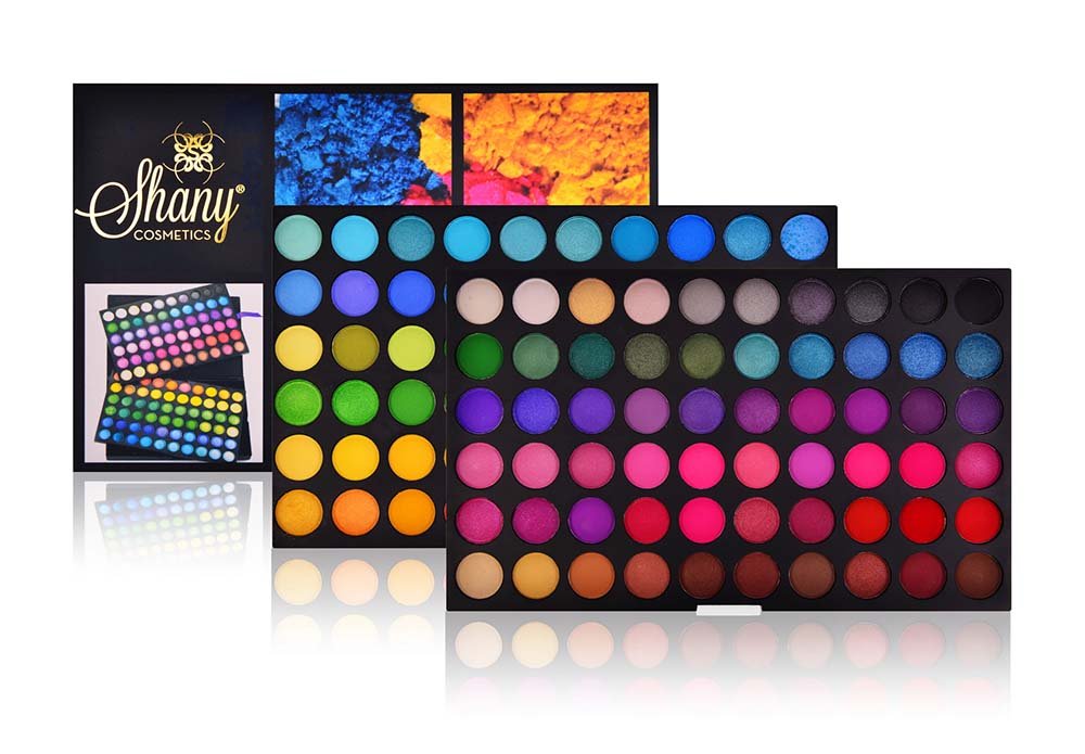 SHANY Cosmetic Eyeshadow Palette Bold Bright 120 Vivid Pro ...