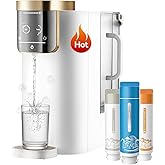 NatureFlow F40 Reverse Osmosis Water Filter countertop,10-Stage RO Filtrations and Natural Remineralization, Hot & Room Tempe