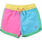 RUGGEDBUTTS Boys UPF50+ Sun Protection Dolphin Hem Swim Trunks