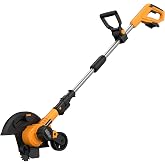 Brusless Lawn Edger Compatible with Dewalt 20V Max Battery (No Battery) | 9" Cordless Edger Lawn Tool with 3 Depth Setting, Lightweight, Adjustable Handle &amp; Dual Wheels Grass Edgers for Lawn
