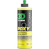 3D POXY Montan Wax Sealant – Long Lasting Hybrid Car Wax for High Gloss Finish & Paint Protection | Non-Staining Formula | Easy to Apply | Made in USA | 16 oz