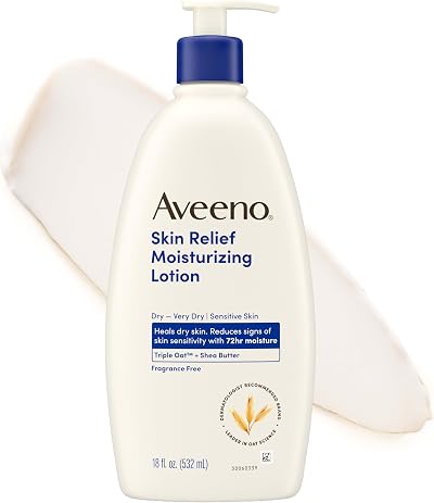 Aveeno Skin Relief Moisturizing Lotion Fragrance Free 18 oz