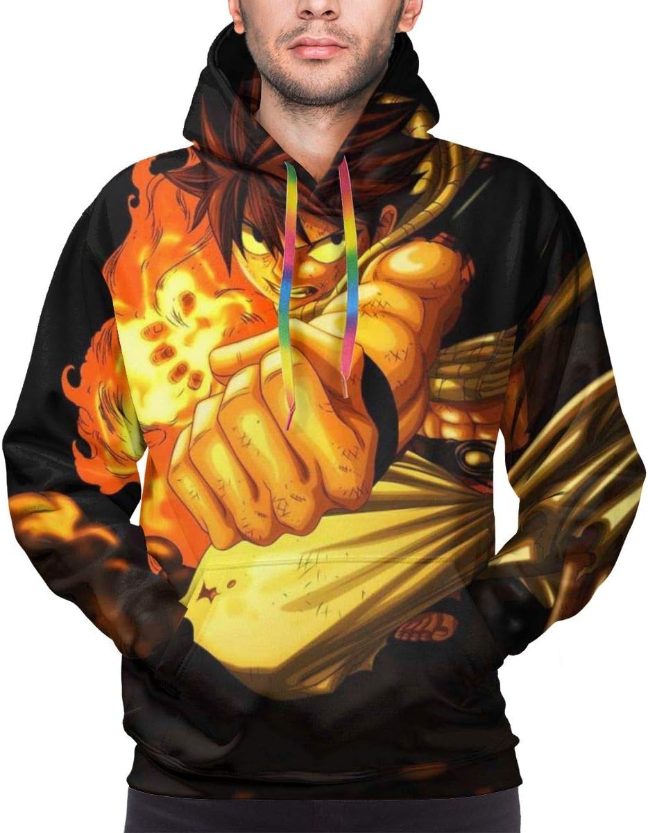 Jacob Cook Men's Hoodies FAI-Ry Ta-il 3D Graphic Print Pullover Hooded Sweatshirts for Youth&Men