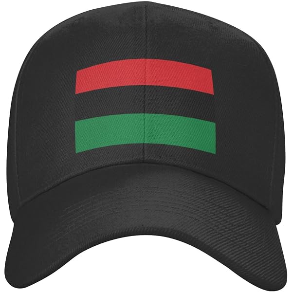 African American Flag Red Black and Green Baseball Cap  display picture 2