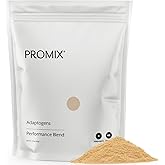 Promix Adaptogens Mushroom Coffee Supplement Powder - with Organic Ashwagandha, Lion’s Mane, Turkey Tail & Reishi - 60 Servings