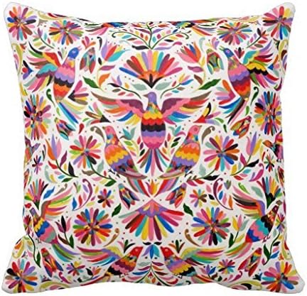 UWeb2R Mexican Design Colorful Pigeons Pheasant Rf967b8c86b6940eb9a0c97af961edffe I52ni 8byvr Pillow Case