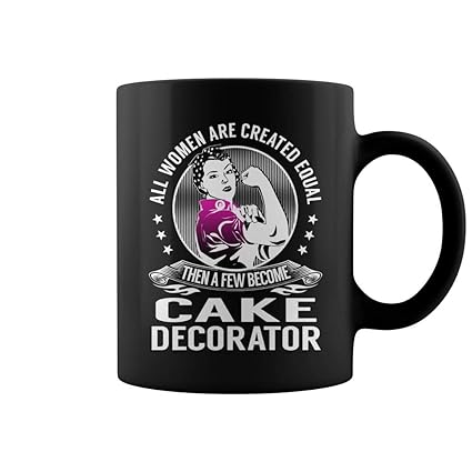 Amazon Com Become Cake Decorator Job Title Mug Coffee Cups Mugs