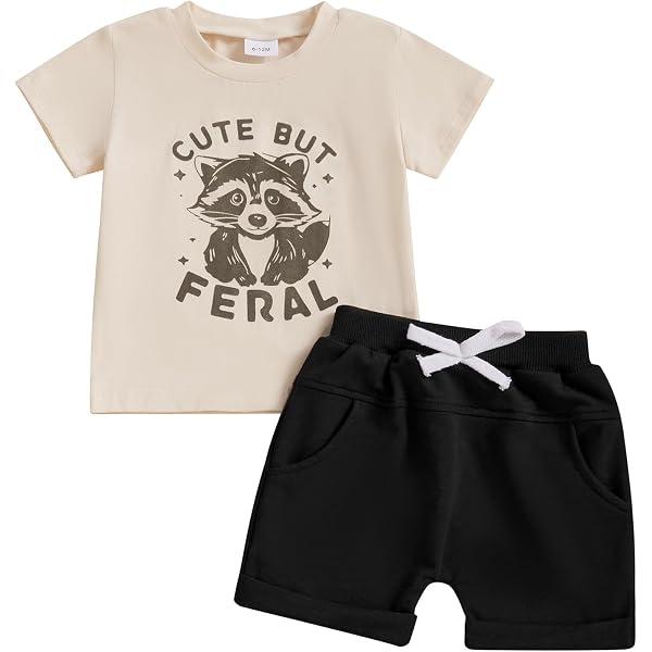 Conjunto De Ropa Para Bebé Y Niño - Camiseta Y Pantalón Corto De Poliéster, Unisex, Ideal Para Verano Y Deporte