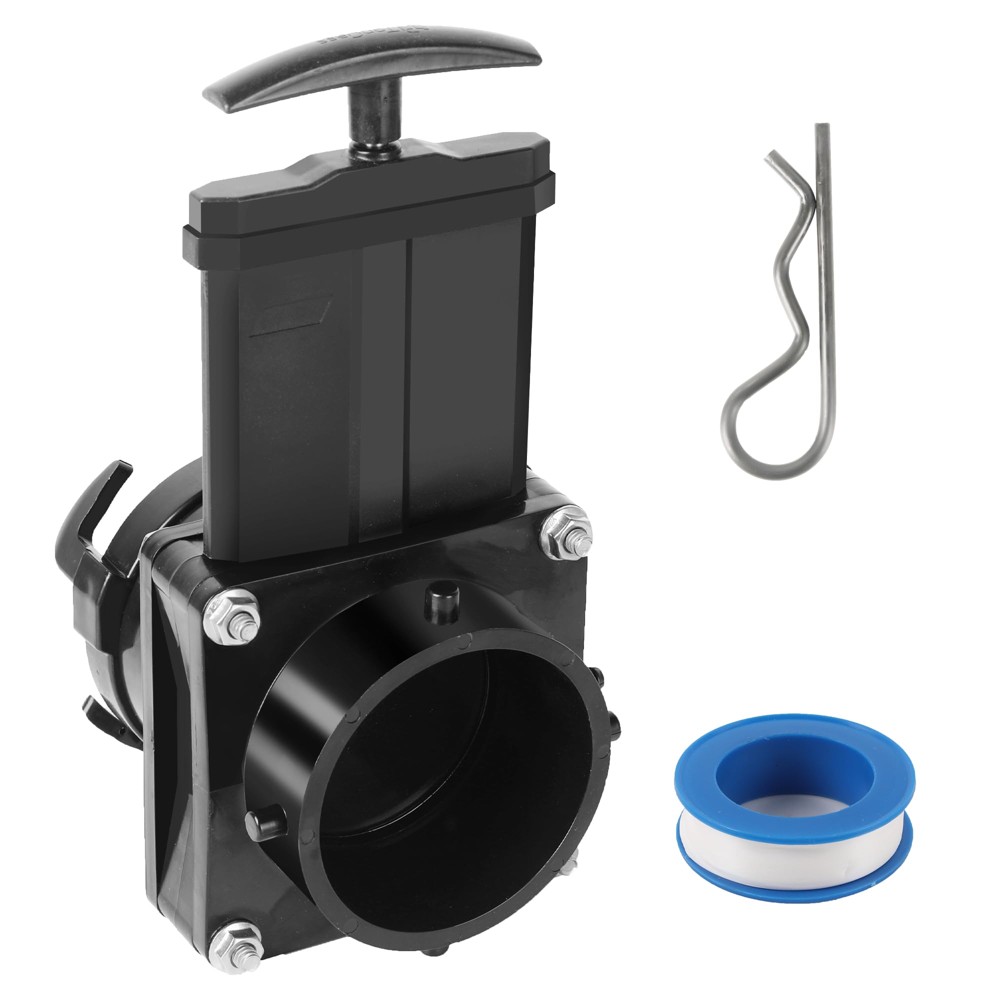 Photo 1 of 
****Partial set***

TonGass 3-Inch RV Waste Valve Body with Handle, Durable Sewer Valve Replacement for Campers Trailers and Motorhomes, Mess-Free Heavy-Duty RV Sewer Pipe Fitting - Black