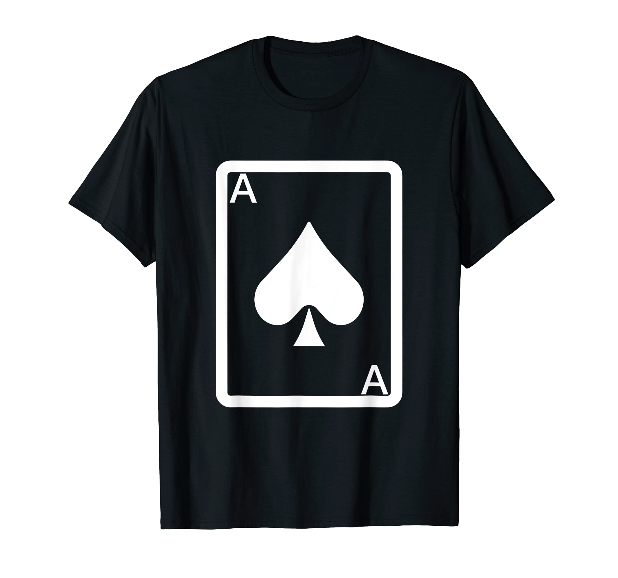 Funny Ace Spade Card Design Card Gambling Poker Player T-Shirt
