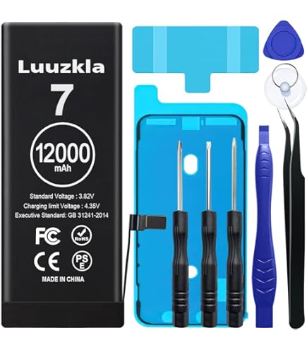 Batteria IPhone 7 High Capacity 4400mAh - Per Modelli A1660 A1778 A1779, Con Kit Strumenti