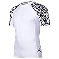 LAFROI Men's Long Sleeve UPF 50+ Baselayer Skins Performance Fit Compression Rash Guard-CLY02D