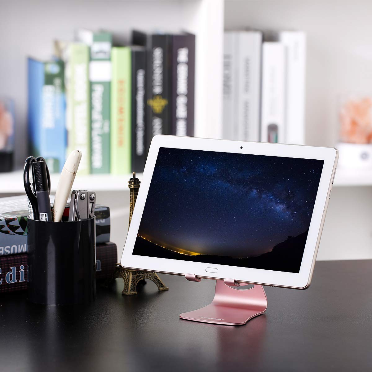 FLOUREON Handy Ständer Smartphone Halterung Handyhalter Tablet Stand für iPhone iPad Samsung Huawei Kindle und alle andere Tableten Handys Rosa Gold