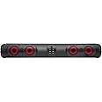 SoundExtreme by ECOXGEAR SEDS32R 500-Watt Amplified Double-Sided Powersports 11 Speaker Bluetooth LED Backlit Soundbar Waterproof Dirtproof with Standard Mounting Bracket