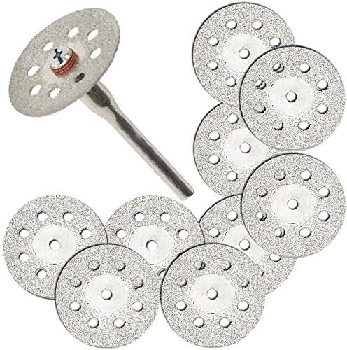 Rotary Tools RT6; 26 PC Rotary Tool Accessory Fits Dremel Lapidary Diamond Cut Off Wheel Disc
