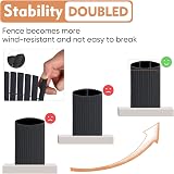 Sekey PVC Privacy Screen 100 x 300 cm Anthracite Double Reinforced Weatherproof view 3