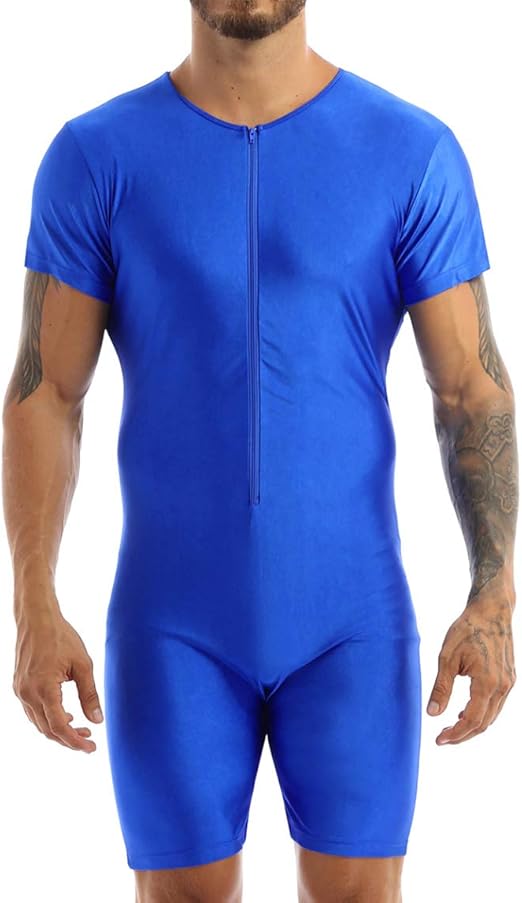 Herren Body Einteiler - Slim Fit Unterwäsche Mit Langem Bein