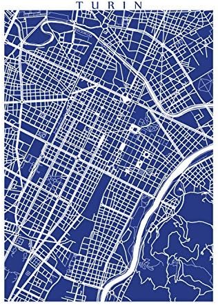 Turin Map Print