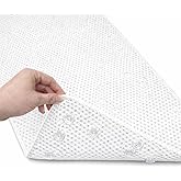 Bathtub Mat Non Slip, Bath Mat for Tub Non Slip, Tub Mat Extra Large | 36 x 17 in, Bathtub Mat with Suction Cups &amp; Drain Holes, Soft Foam, Machine Washable, White