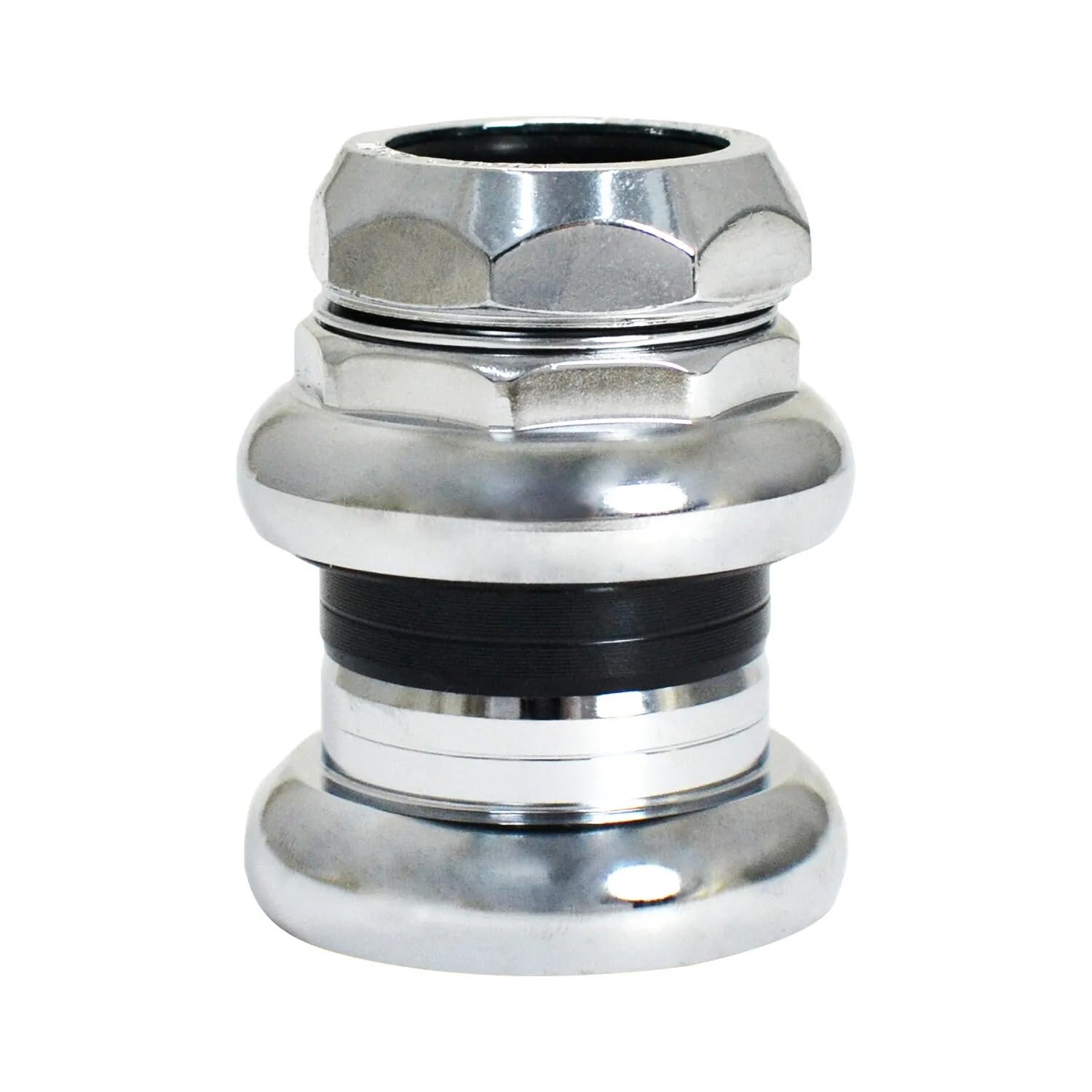 Tange-Seiki Levin CDS 1" Threaded Headset 26.4mm Crown Race Chrome, Silver, TAS2960