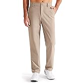 Libin Men's Golf Pants Classic Fit Flat Front Work Dress Pants 29" 31" 33" Stretch Casual Pants Lightweight with Pockets