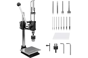 Leather Press Leather Hole Puncher, Hand Punching Machine, Press Punch Tools, for DIY Leather Craft Punching Holes Cutting, f
