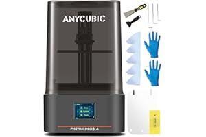 ANYCUBIC 10K Resin 3D Printer, Photon Mono 4 LCD 3D Printer with 7-inch Mono Screen, Upgraded LighTurbo Matrix and Printing P