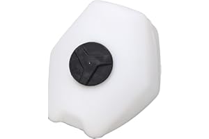 Irfora Mini Bike Gas Tank Gas Fuel Petrol Tank with Lid for Quad Dirt Pocket Atv Scooter 2 Stroke / Portable Durable Replacem