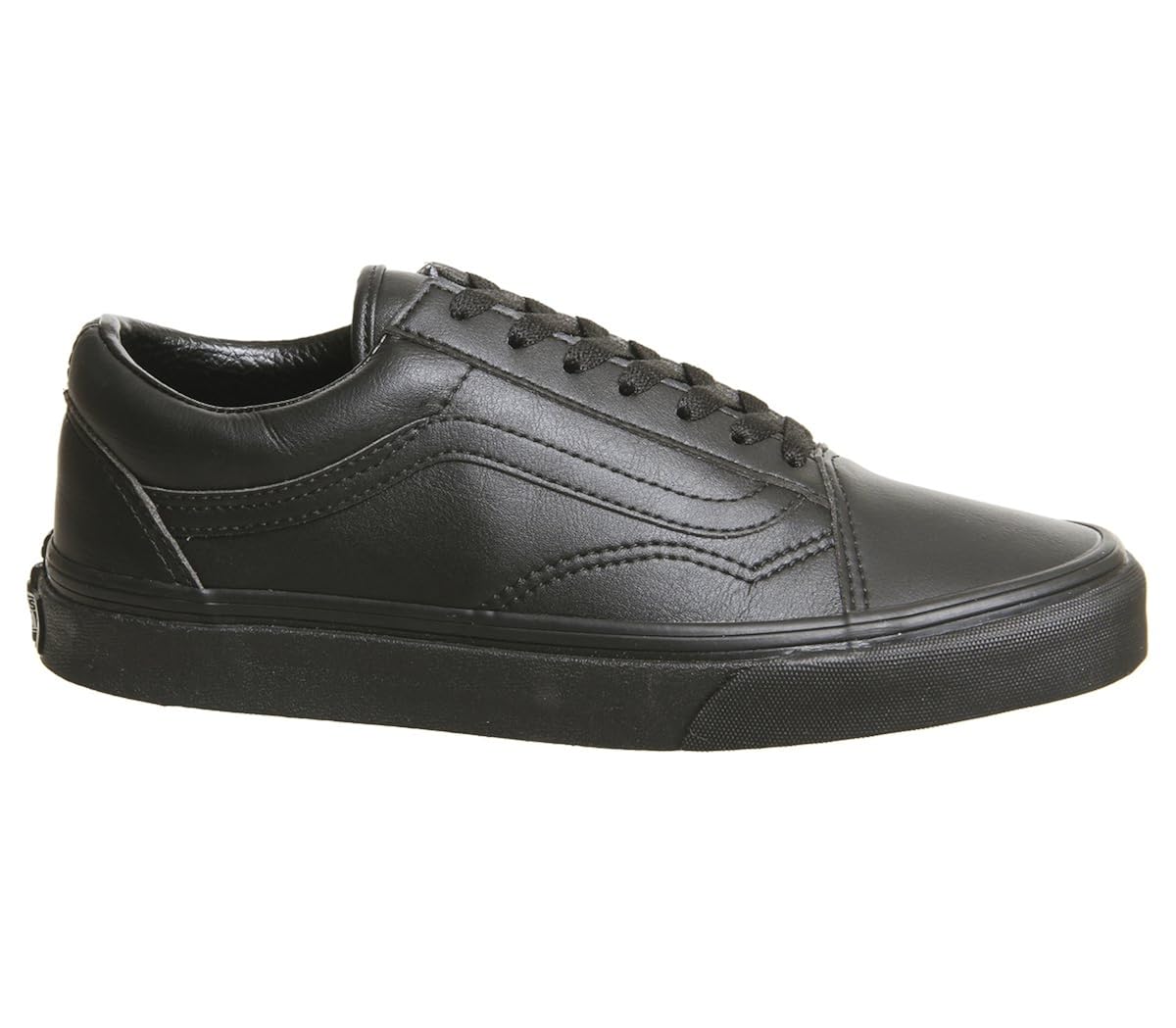 vans black old skool leather