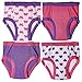 Trimfit Little Girls Waffle Cotton Bows & Hearts Training Pants, 4-Pack