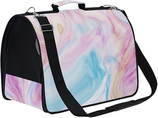 marble effect luggage