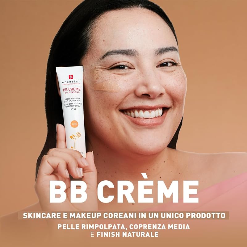 - BB Crème al Ginseng - Crema Teint Perfecteur 5-in-1 - Trattamento Effetto Pelle di bambino 5-in-1 Trattamento Viso con SPF 20 - Cosmetico Coreano - Clair - 15ml