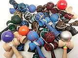 BULK KENDAMA GRAB BAG The Best Kendama For All Kinds Of Fun - A Tool To Create Better Hand And Eye Coordination - KENDAMA TOY CO. (Mini 5 Pack)