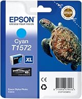 Epson Stylus Photo R3000 Cyan Ink Cartridge T1572 Genuine