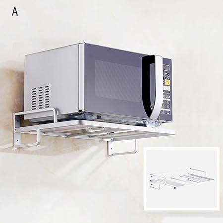WSY Estante de Aluminio para Colgar en la Pared para microondas ...