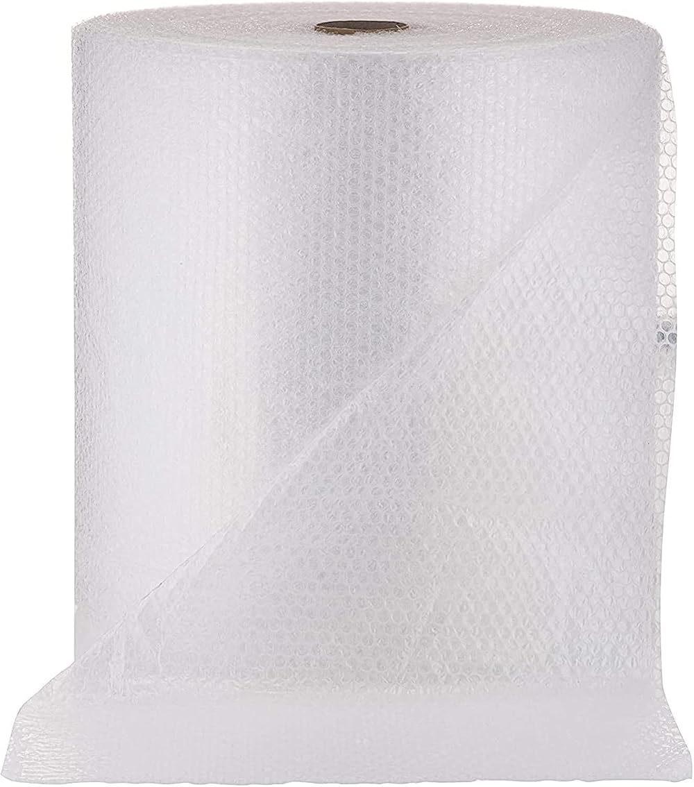 Straame Large Bubble Wrap Roll 500mm x 100m Perforated Clear UK Made