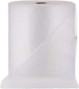 Straame Large Bubble Wrap Roll 500mm x 100m Perforated Clear UK Made