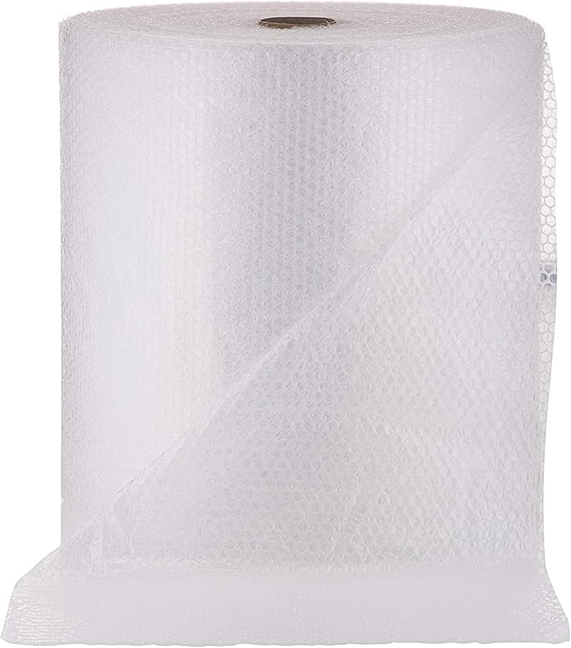 Straame Large Bubble Wrap Roll 500mm x 100m Perforated Clear UK Made