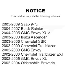 Front Wheel Bearing And Hub Assembly Pair For