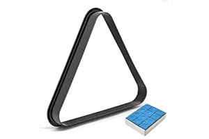 MoyanSuper Plastic Pool Ball Rack Billiard Ball Triangle Rack, Pool Table Ball Holder Positioning Rack,2-1/4" Pool Ball Rack