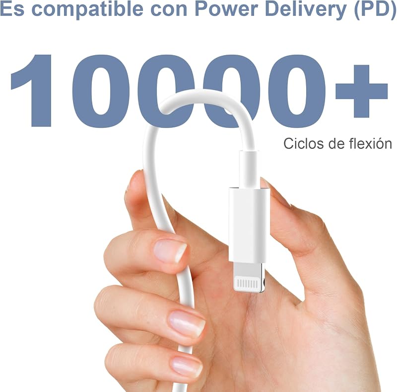 Carregamento Rápido do Cabo de Carregamento do iPhone, para Apple MFi Certificado 1M+2M
