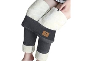 WIRZIIS Leggings for Women Fleece Lined Winter Warm Thick Velvet Tights Thermal High Waist Pants Tummy Control Workout Yoga Leggings