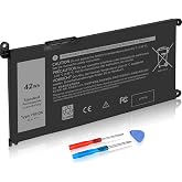 42Wh YRDD6 Battery for Dell inspiron 15 3000 Series 3583 3593 3582 3584 | 3501 inspiron 15 5000 Series 5582 5584 5593 5594 5598 5585 14 3493 5481 5482 5485 5491 5493 7586 Vostro 5481 1VX1H P93G P75F