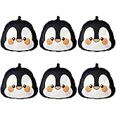 21.3" Penguin Balloons - 6Pcs Animal Penguins Head Foil Balloon for Christmas Winter New Year Birthday Baby Shower Party Decoration Supplier