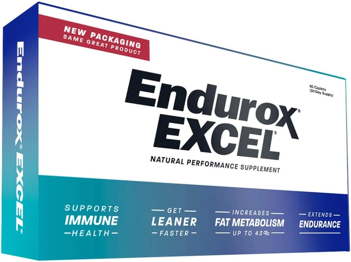 Amazon Com Endurox Excel Natural Exercise Supplement Increases Metabolism Builds Endurance 60 Caps Health Personal Care