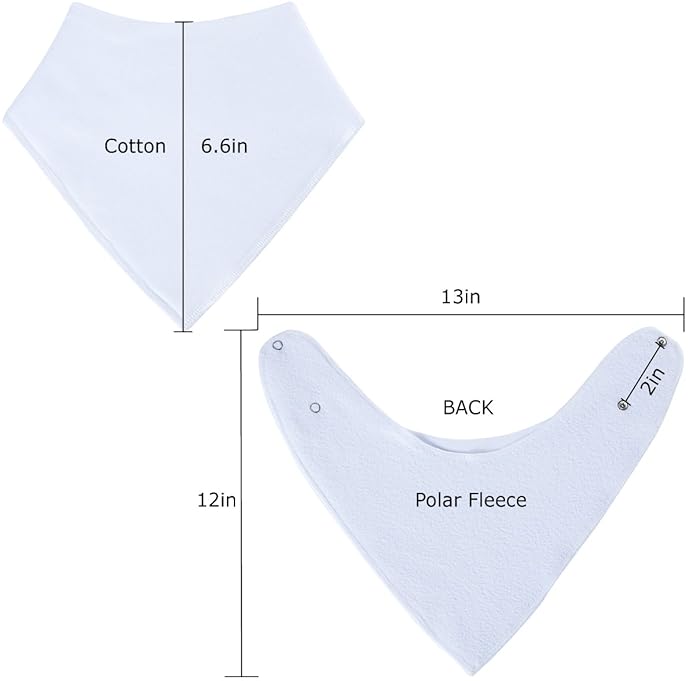 Image 3 - Baby Bandana Drool Bibs 3-Pack and Teething Toys 3-Pack Made with 100% Organic Cotton, Super Absorbent and Soft Unisex (Vuminbox) (Pink)