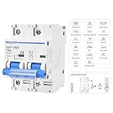MOLLOM DC 2 Pole Miniature Circuit Breaker,400V