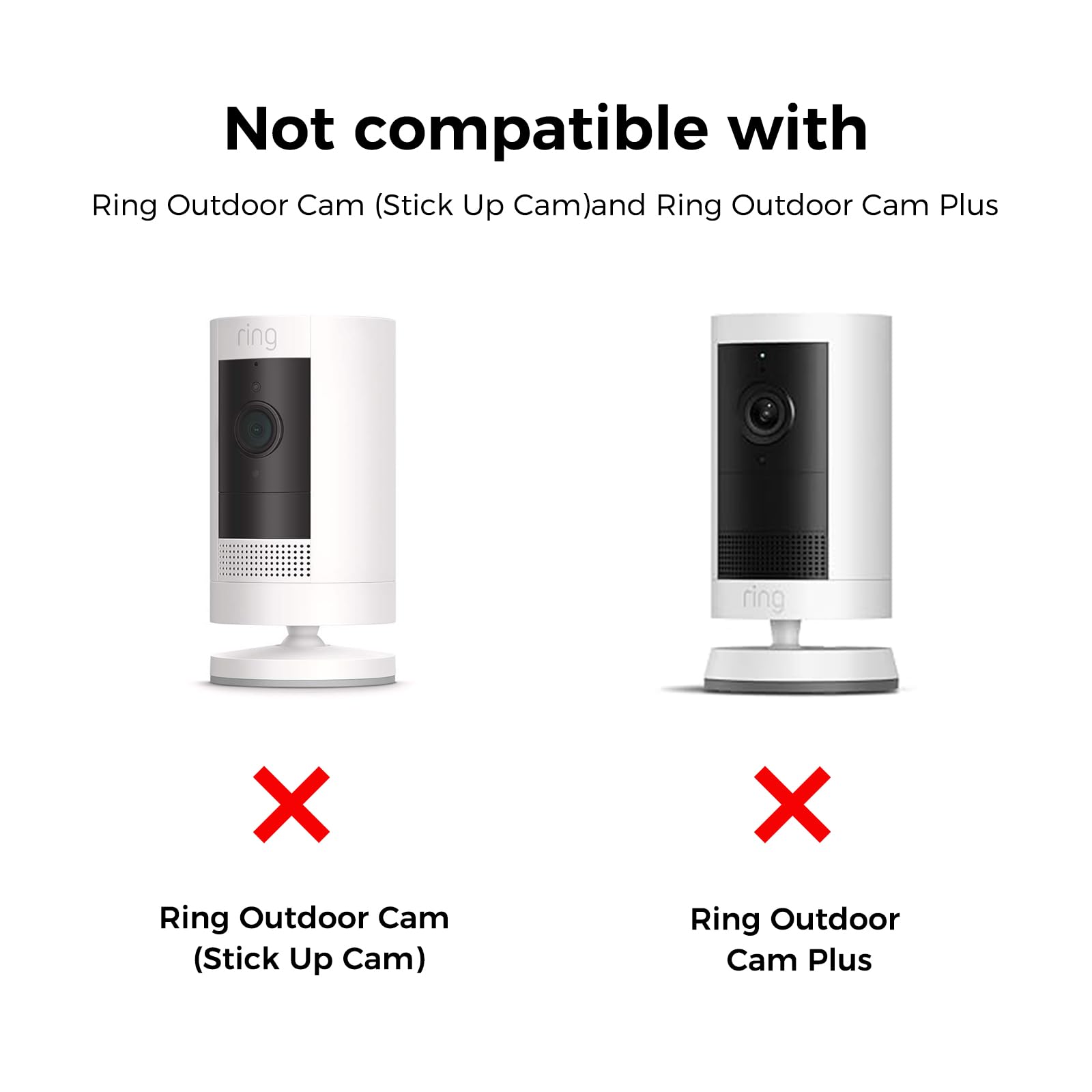 3 Pack Ring Indoor Camera No Drill No Screws Wall Mount Bracket Compatible with Ring Indoor Cam (2nd Gen)/Blink Mini /Mini 2 /Blink Outdoor 4 Camera Adhesive Wall Mount