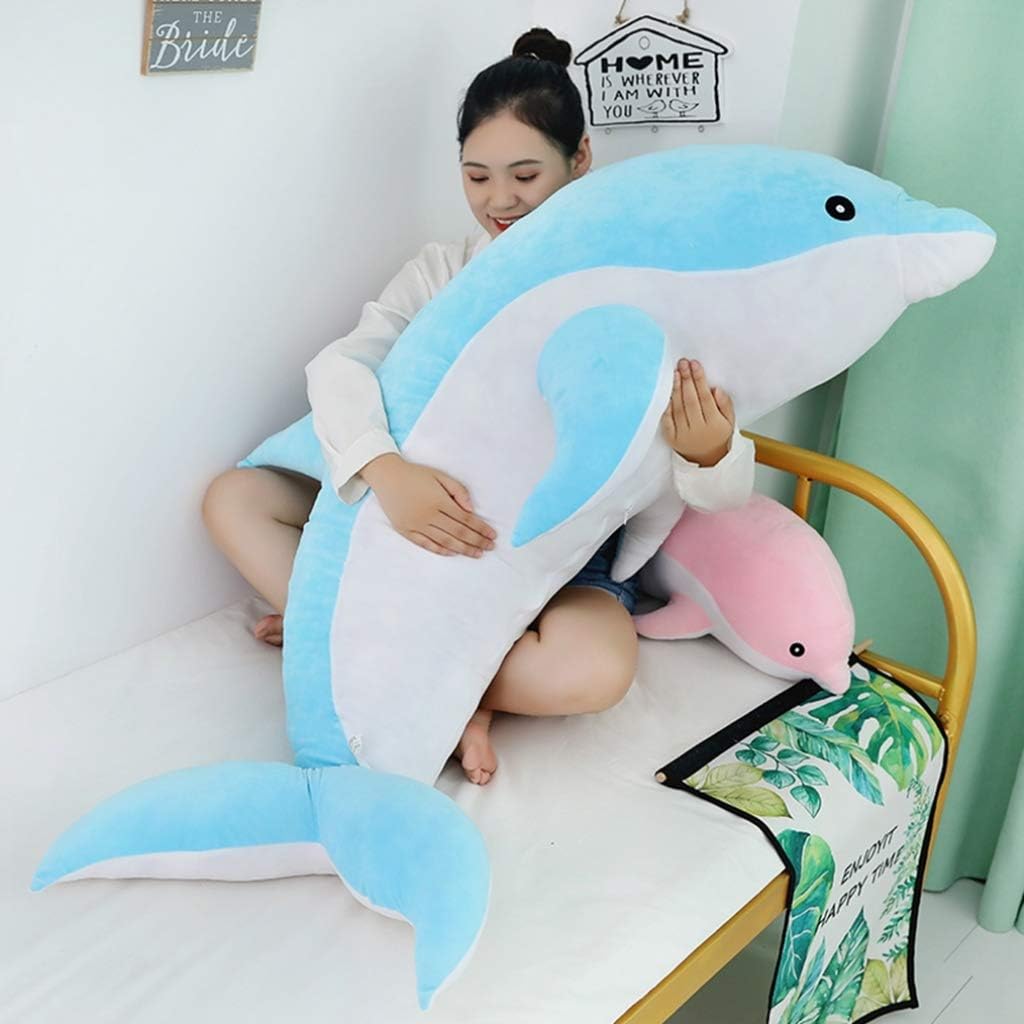 Amazon Co Jp イルカぬいぐるみ クール 抱きまくら 冷感 ひんやり クッション キャラクター ぬいぐるみ プレゼント 枕 まくら 可愛い 癒しグッズ かわいい 洗える 1cm リラックス カラー グッズ だきまくら 恐竜動物 サメ ホーム キッチン